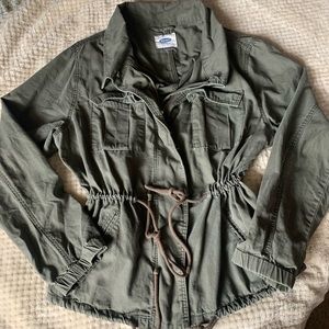 Olive fatigue jacket